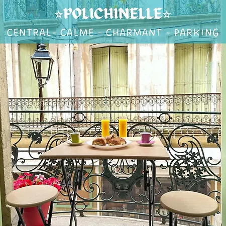 Polichinelle Hyper Centre - Wifi - Balcon & Parking Proche Apartment Pézenas Exterior photo