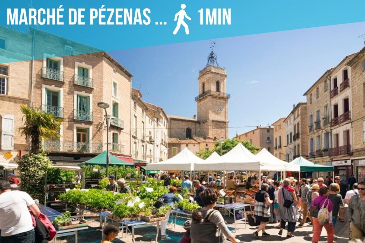 Polichinelle Hyper Centre - Wifi - Balcon & Parking Proche * Pézenas